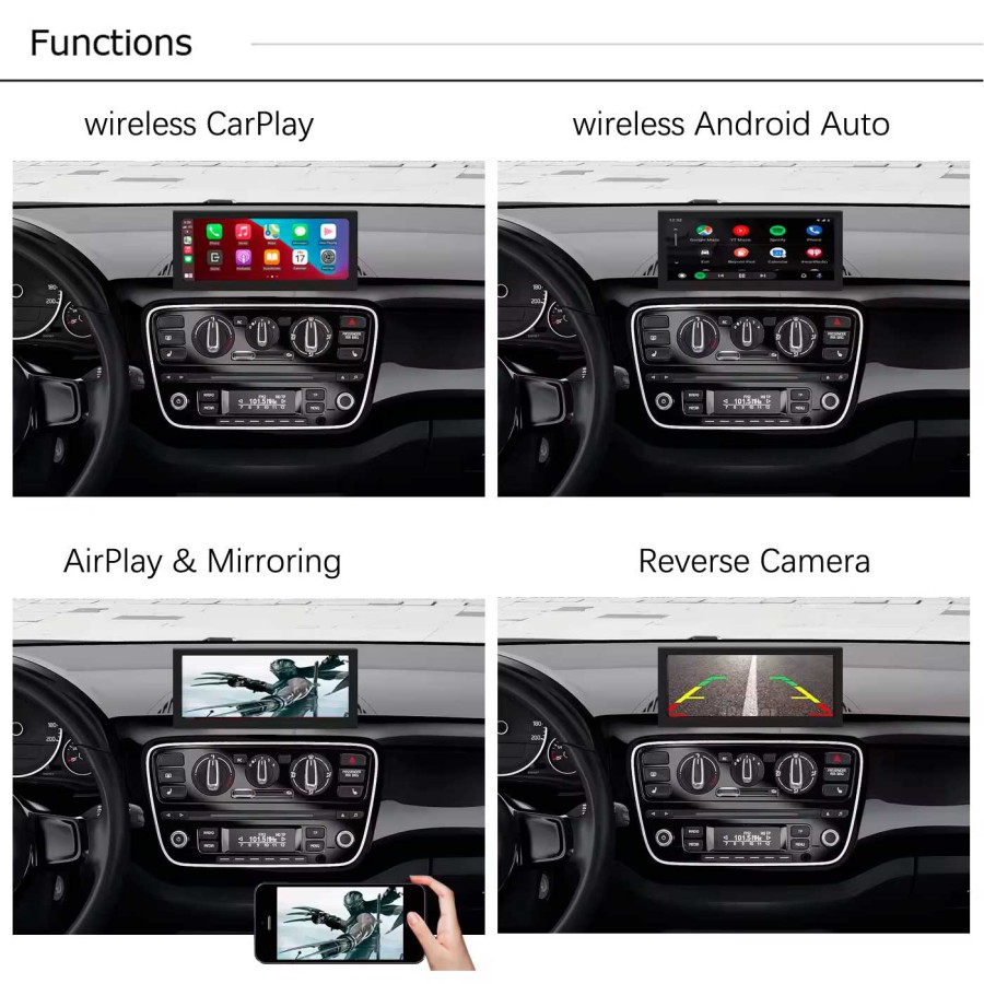 CarPlay Android Auto Écran 8,8" Portable