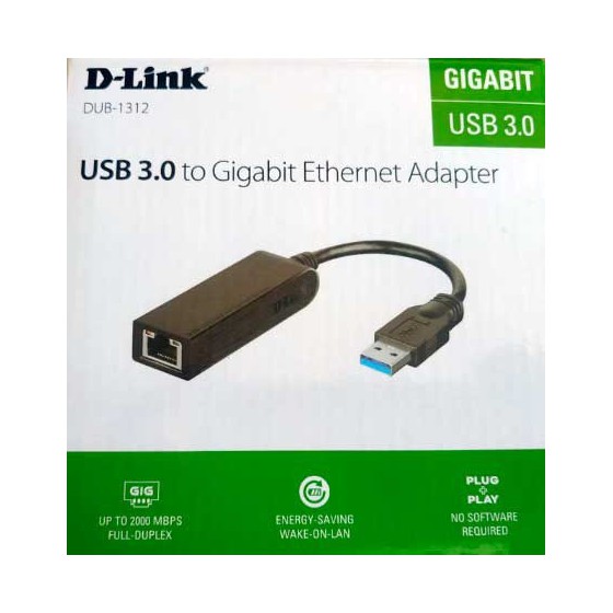 D-Link USB 3.0 Fast Ethernet Adapter DUB-1312