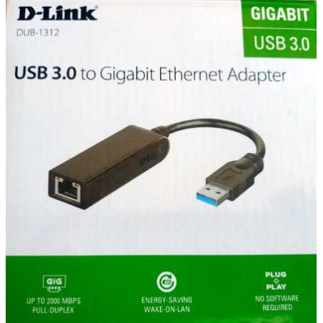 D-Link USB 3.0 Fast Ethernet Adapter DUB-1312