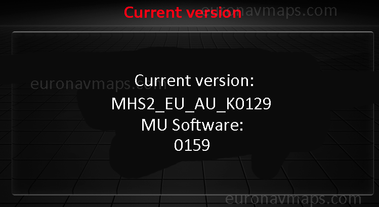Audi Mib High Scale MHS2_EU_AU_K0129_MU0159 Software 4M0906961N