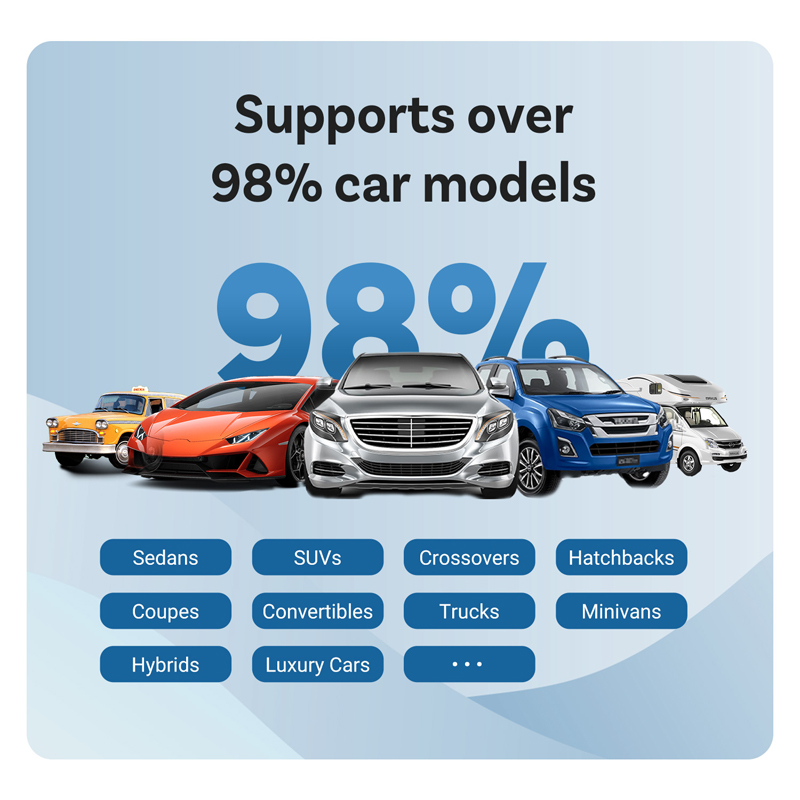 CA450-M Mirror Touch Wireless CarPlay Adapter