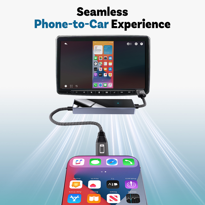 CA450-M Mirror Touch Wireless CarPlay Adapter