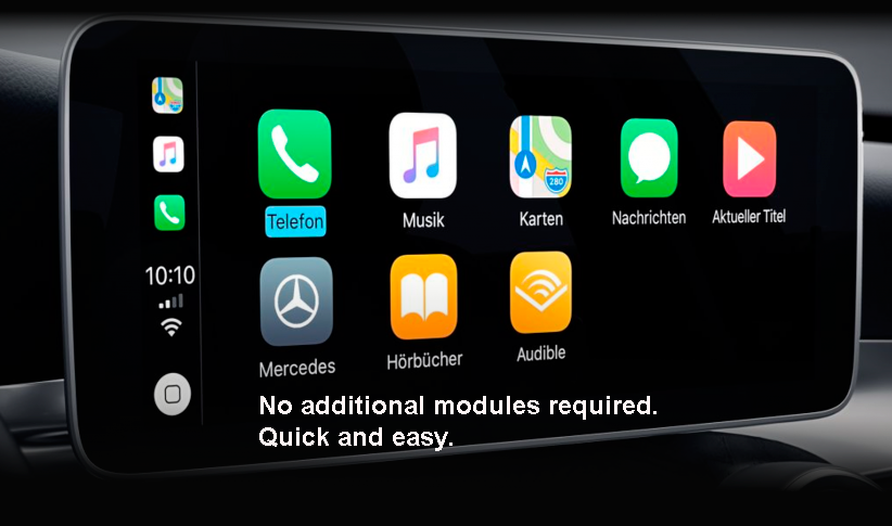 CarPlay-Android Auto Mercedes Benz activation