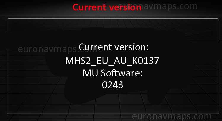 Audi Mib High Scale MHS2_EU_AU_K0137_MU0243 Software 8V0906961AK