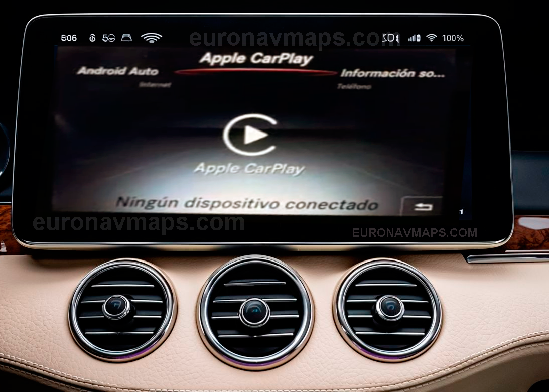 Mercedes Benz CarPlay-Android Auto activation