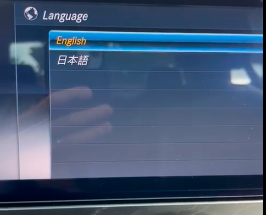 Need photo of owners manual menu languages