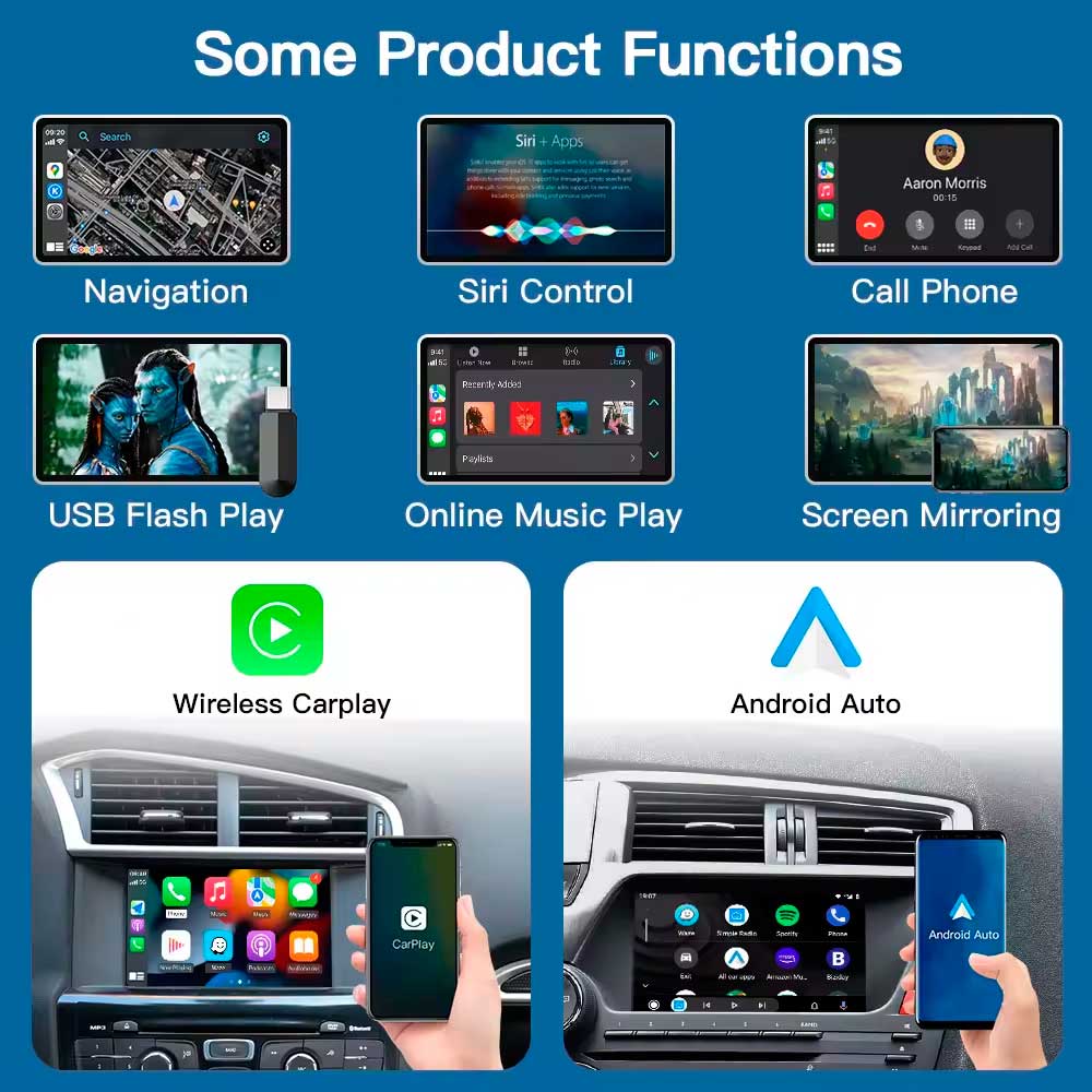 Peugeot/Citroën SMEG/MRN-NAC Decoder Carplay Android Auto