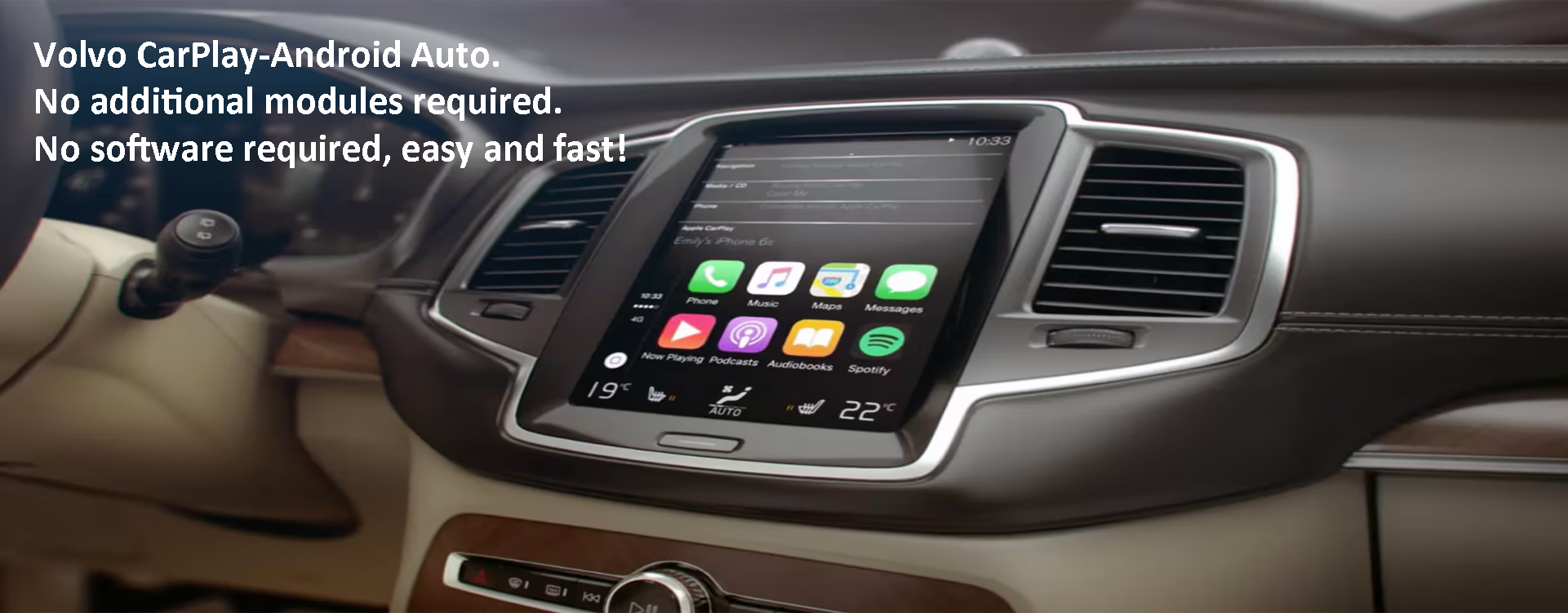 Volvo CarPlay-Android Auto